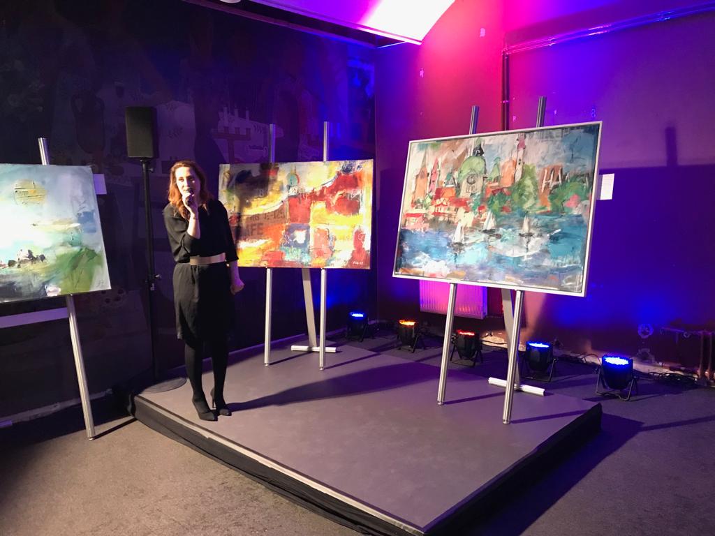 Vernissage von Künstlerin Simone Hennig am 07.04.2018 in Hannover
